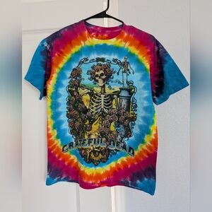 Liquid Blue Grateful Dead Tie-Dye Tee - Multicolor